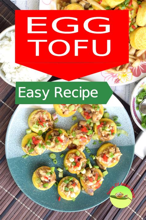 egg tofu poster  taste  asian food