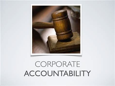 Corporate Accountability