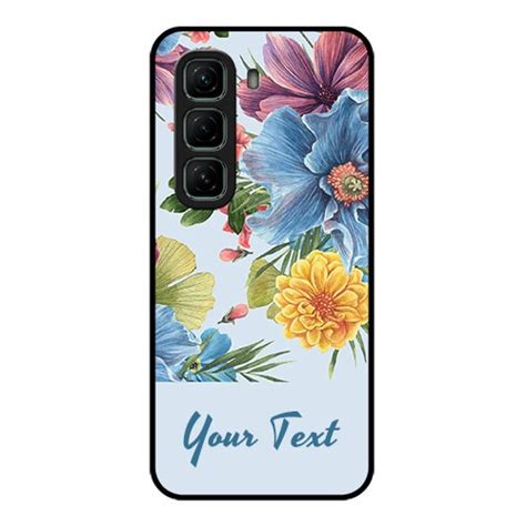 Buy Infinix Hot 50 5G Custom Metal Phone CaseStunning Watercolored Flowers Painting Design