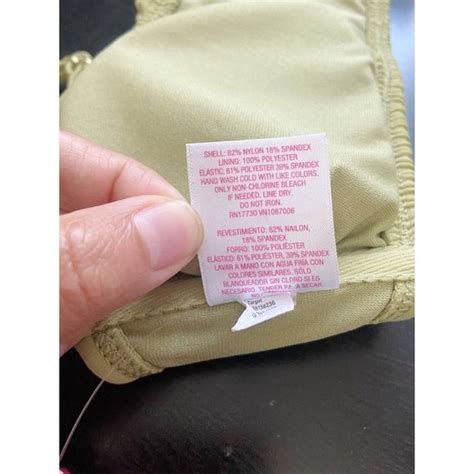 Xhilaration Swim Xhilaration Juniors Smocked Bralette Bikini Top Olive Green M Poshmark