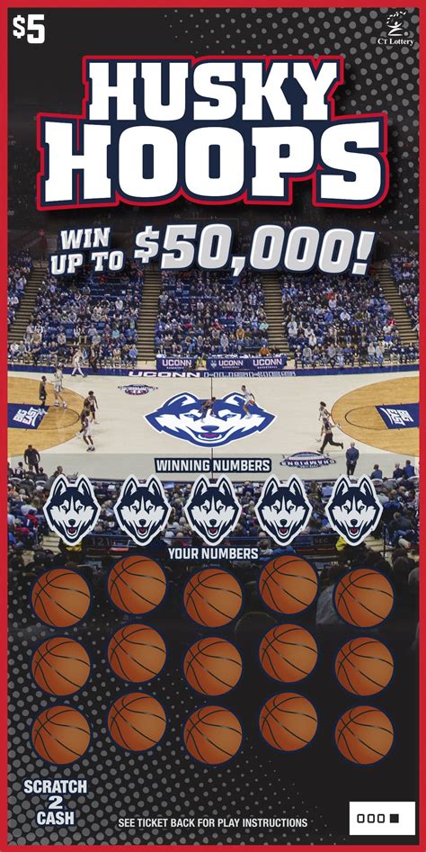 CT Lottery and UConn launch new $5 scratch ticket