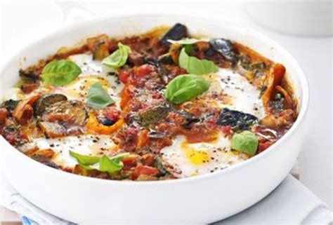 Easy Ratatouille With Poached Eggs Rushcutters Health