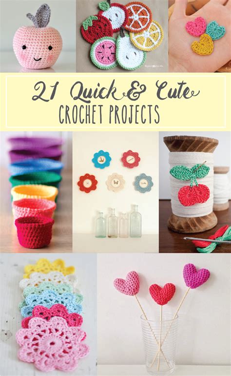 21 Cute And Colorful Crochet Projects