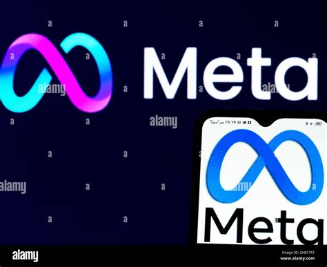 In this photo illustration a Meta Platforms Inc. logo seen displayed on ...