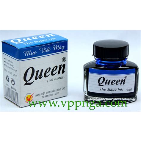 Mực viết máy Queen, xanh Công ty TNHH Văn phòng phẩm NGA