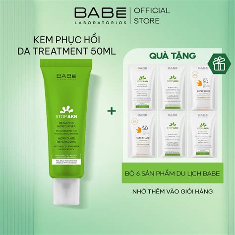 Kem D Ng Ph C H I Da Sau Treatment Th M Si U Nhanh Babe Stop Akn Repairing Moisturiser Ml