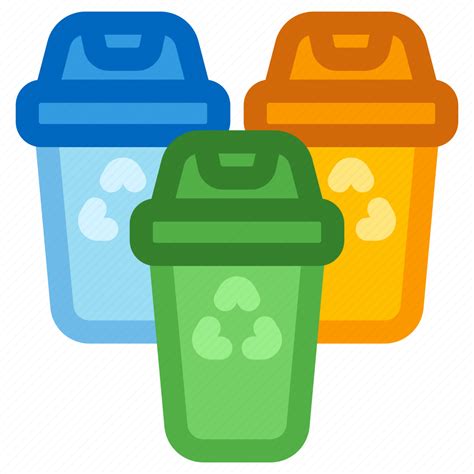 Recycle Recycling Bin Trash Cans Icon Download On Iconfinder