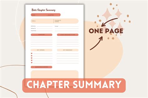 Chapter Summary Template