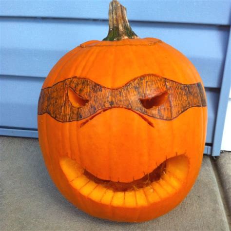 Ninja Turtle Pumpkin Pumpkin Carving Pinterest