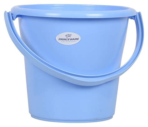 Sky Blue Polypropylene Princeware Plastic Unbreakable Bucket For