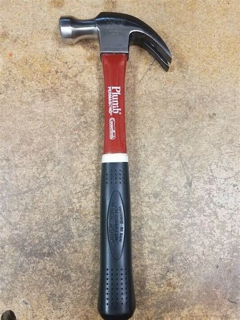 New Plumb 11 400 20 Oz Curve Claw Fiberglass Handle Hammer