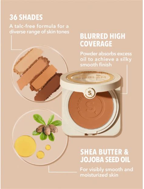 SHEGLAM SKIN FOCUS HIGH COVERAGE POWDER FOUNDATION NUDE KOSMETISTA