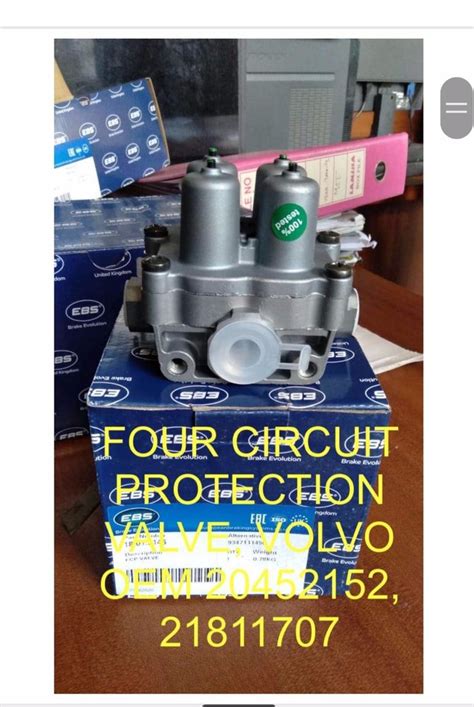 Four Circuit Protection Valve For Volvo Dumper Fm400 440 460 21811707