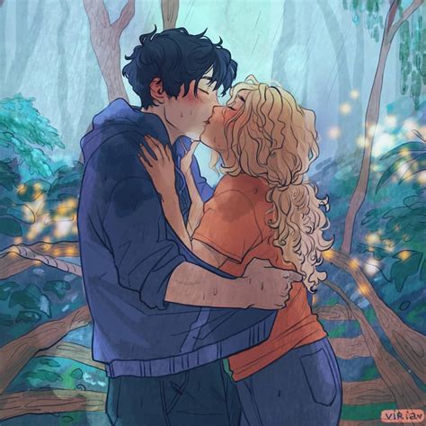 Percy Jackson And Annabeth Chase Kissing