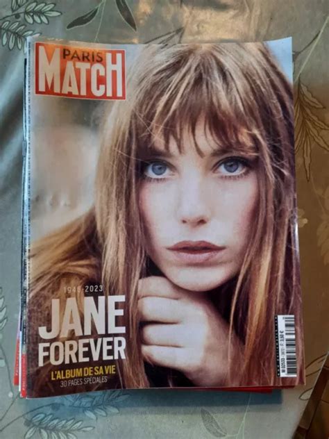 Paris Match N Juillet Jane Birkin Num Ro Hommage Pages