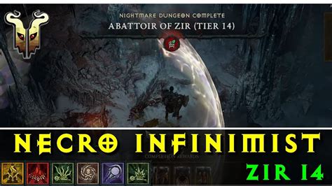 Diablo 4 AoZ 14 Necro Infinimist Abattoir Of Zir YouTube