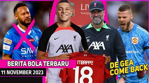 YES De Gea Come BackGRATIS Livepool Terdepan Gaet MbappeNeymar RESMI