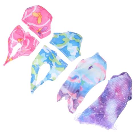 4 SET BIKINI Costume De Dessin Animé Vêtements Bikinis Tenues Fille EUR 5 79 PicClick FR