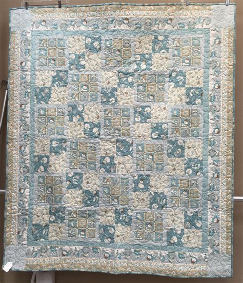 Skating Snowmen Quilt Finished Model