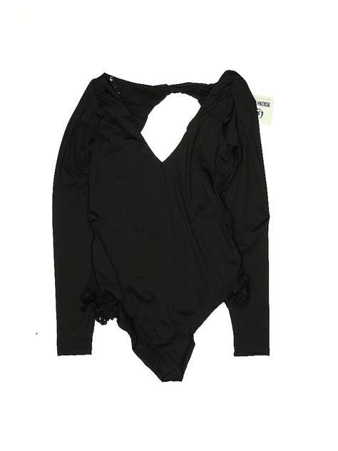 The Bikini Lab Solid Black One Piece Swimsuit Size XL Off ThredUP