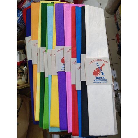 kertas krep biola xcm pcs ungu