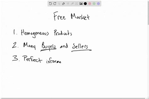 Solved Write Two Or Three Paragraphs Explaining How A Free Enterprise