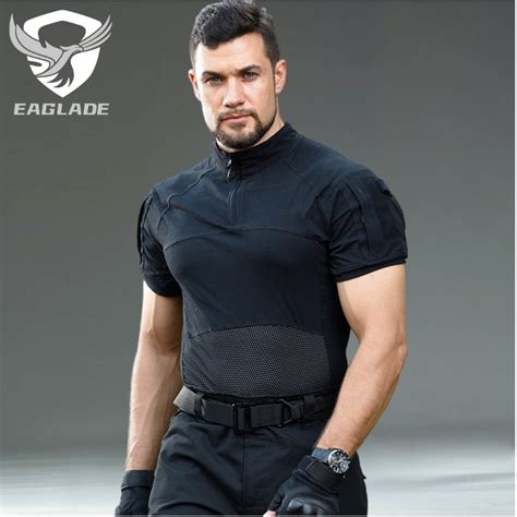 Eaglade Tactical Frog T Shirt Men In Black Short Sleeves Stretchable Ydjx Fg Dx Shopee Malaysia