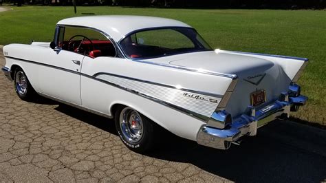 1957 Chevy Bel Air Red And White