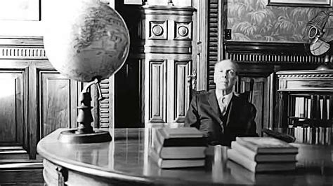 Jorge Luis Borges And His Old Office At The National Library World