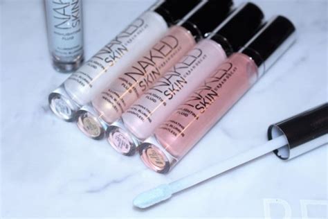 Urban Decay Naked Skin Highlighting Fluid Review Swatches