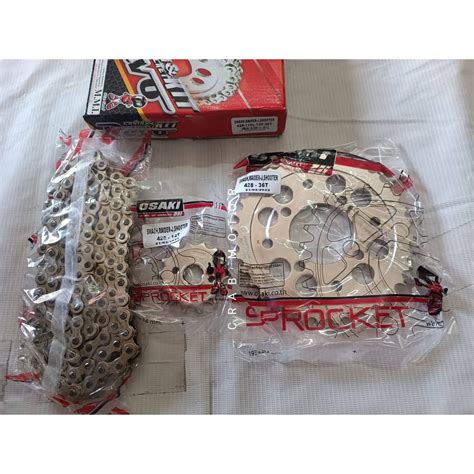 Osaki Revo Sprocket Set Raider J Carb Raider J Fi Smash Shogun