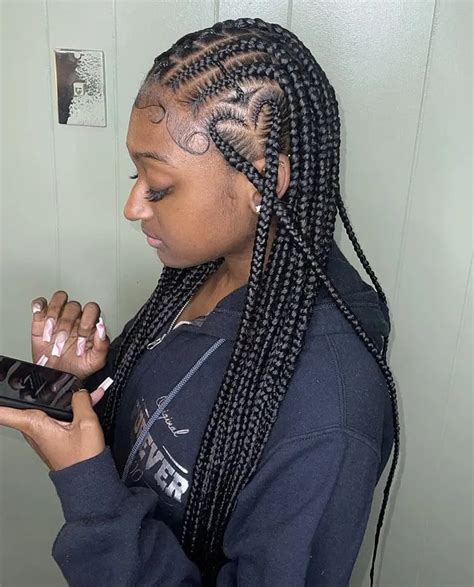 25 Trending Heart Braid Hairstyles For Black Women 2024