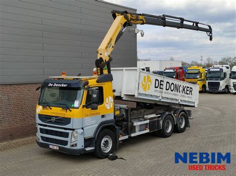 Tipper Crane Truck Volvo Fm Euro Tipper Crane Palfinger Pk