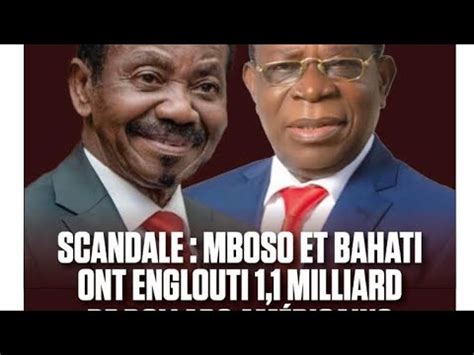 Scandale Du Si Cle Mboso Et Bahati Ont D Tourner Milliards De