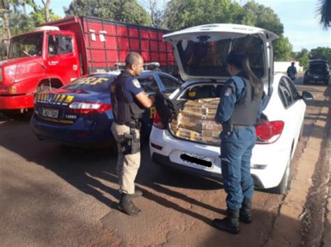 Após 40 km de fuga PRF apreende mais de meia tonelada de maconha O