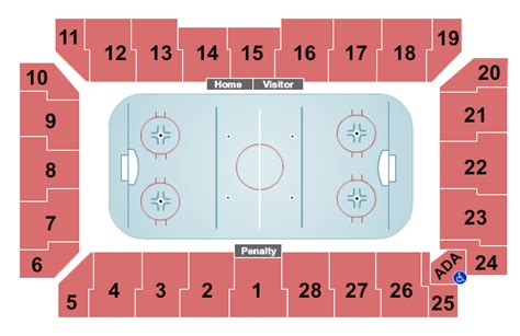 Visions Veterans Memorial Arena Tickets And Seating Chart