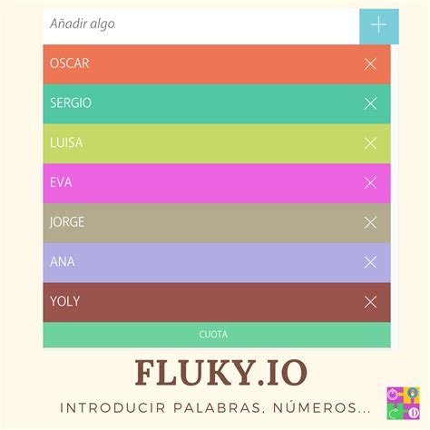 ORDENANDO MI CAJON DESASTRE: FLUKY. HERRAMIENTA PARA CREAR RULETAS