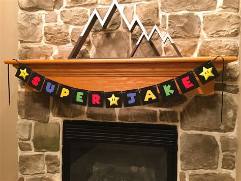 Mario Birthday Banner PRINTABLE - Etsy