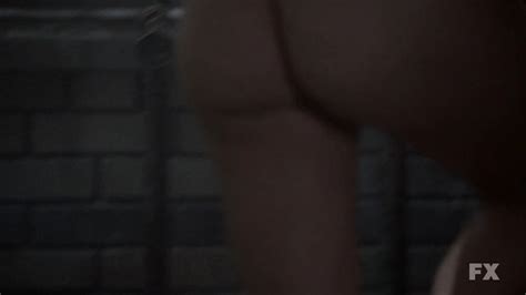 Naked Lizzie Brocheré in American Horror Story