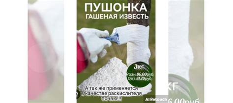 Известь гашеная пушонка купить в Уфе | Товары для дома и дачи | Авито