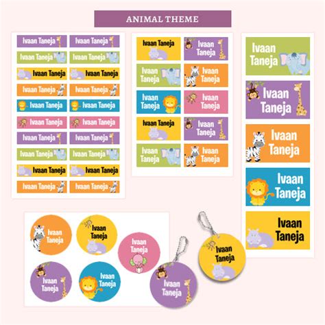 animal label labelkaari