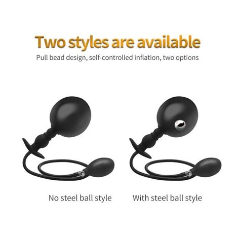 Énorme plug anal gonflable ou bâillon buccal fixation orale gode pompe gros plug anal boule