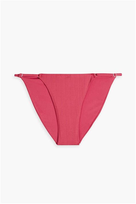ONIA Ribbed Low Rise Bikini Briefs THE OUTNET