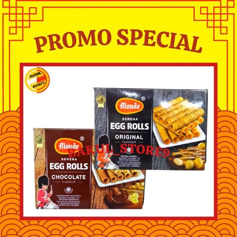 Jual Monde Serena Egg Roll Original Chocolate Gr All Varian