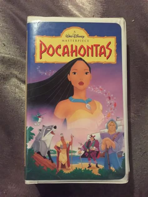 Disney Pocahontas Vhs Tape Walt Disney Masterpiece Collection Vhs