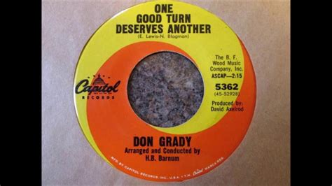 Don Grady One Good Turn Deserves Another 1965 Youtube