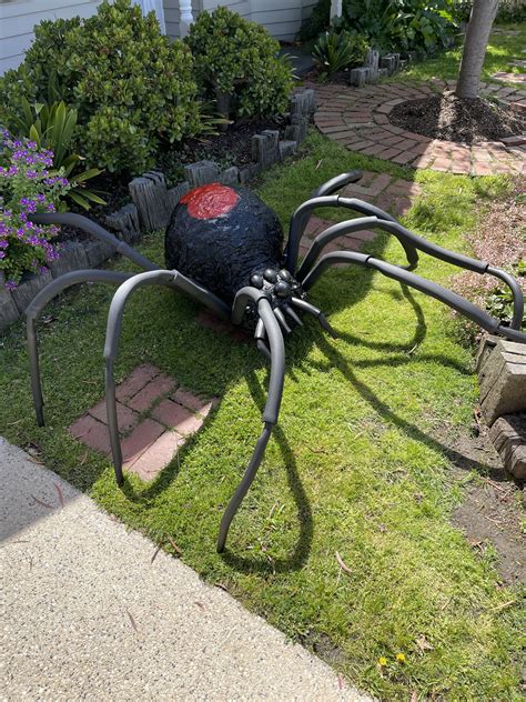 Tự làm diy giant spider halloween decoration outdoor Cho mùa Halloween