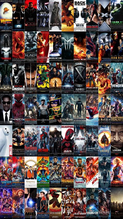 Official Marvel Movie Posters