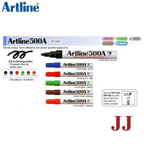 Artline 500a Whiteboard Marker Various Colours Shopee Malaysia