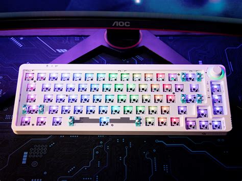 Mua GK GAMAKAY LK67 65 RGB Modular DIY Mechanical Keyboard 67 Keys Hot Swappable 3pin 5pin